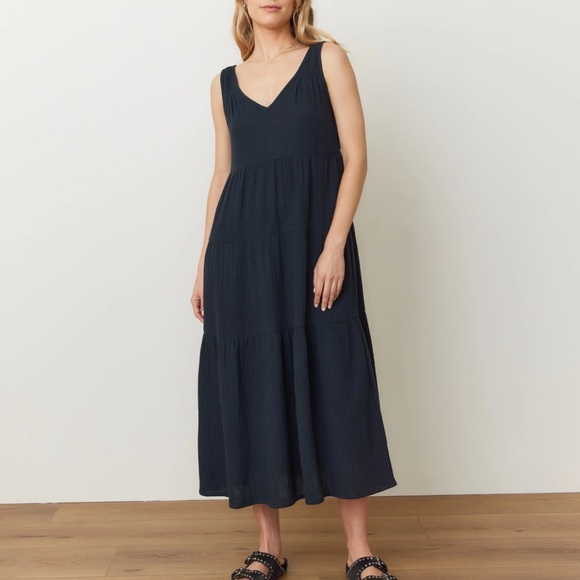 Marine Layer Dresses & Skirts - Marine Layer Women's Black Maxi Dress Sz Large EUC W/Pockets